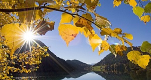 idyllisches Panorama am Hintersteinersee